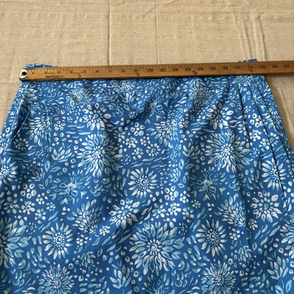 RipSkirt Dahlia Bluebird Skirt Blue and White Floral Length 3 Size XL - Picture 7 of 9